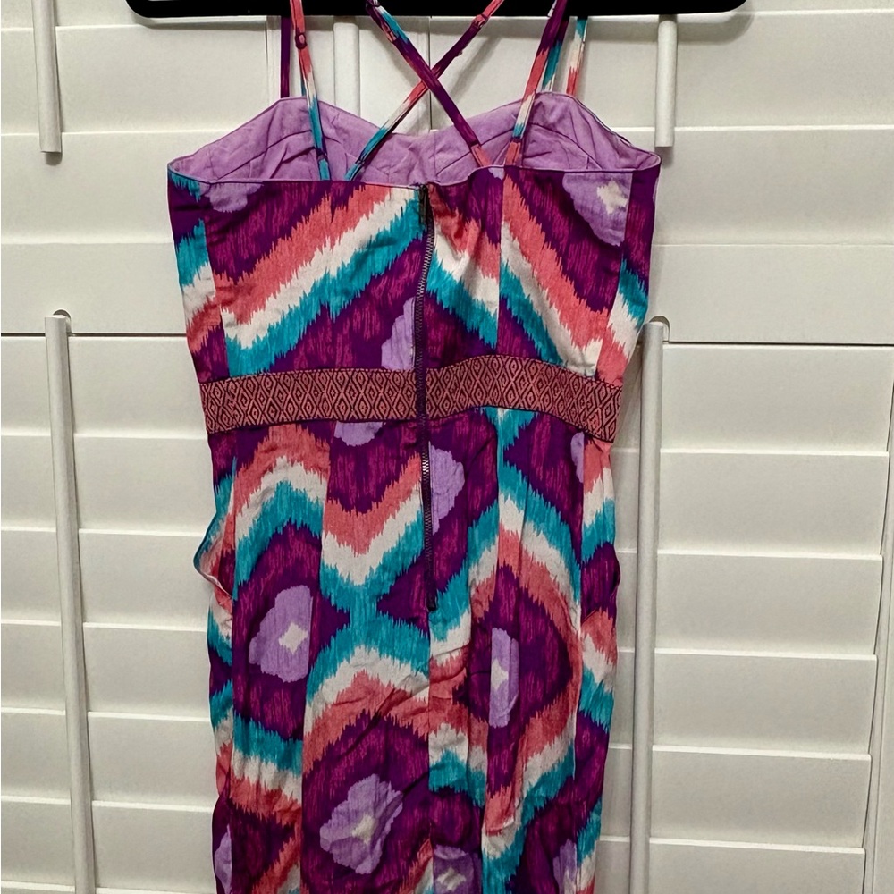 Colorful Zigzag Pattern Dress - Picture 4 of 7